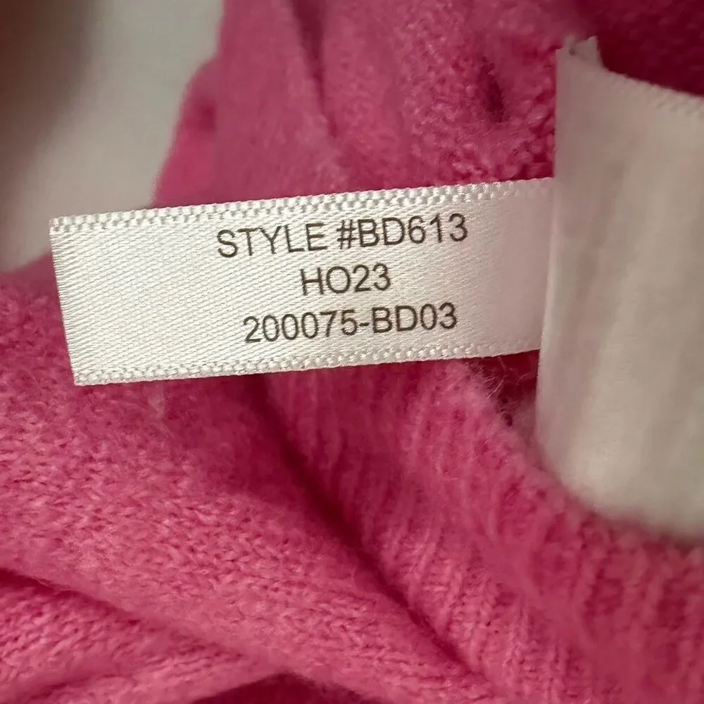 J. Crew Sweater Women Small Pink Supersoft Yarn Wool Alpaca Blend Rollneck BD613